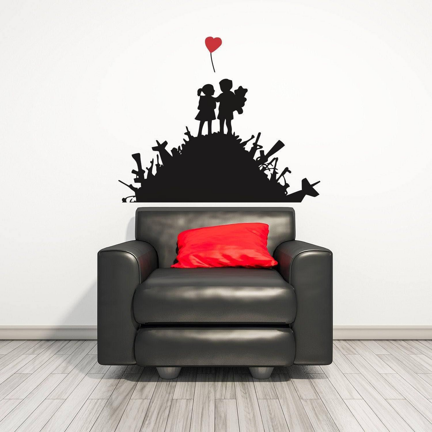 Urban Design Wall Decal – Artistic & Contemporary Wall Adhesive Art