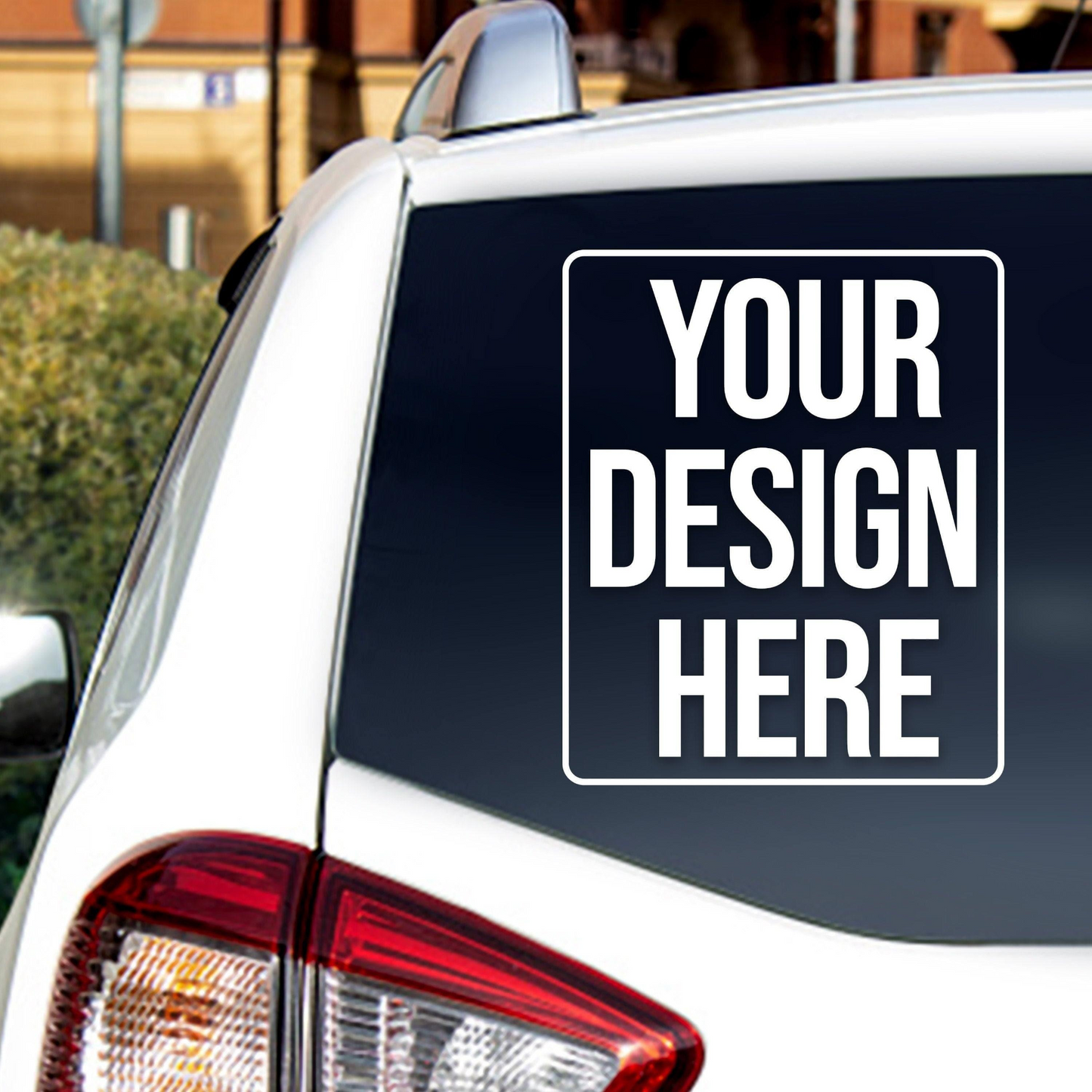 Custom Car Window Decal - Personalized Name Letter Vinyl Truck Sticker For Windshield - Customized Auto Lettering Customize Glass Text