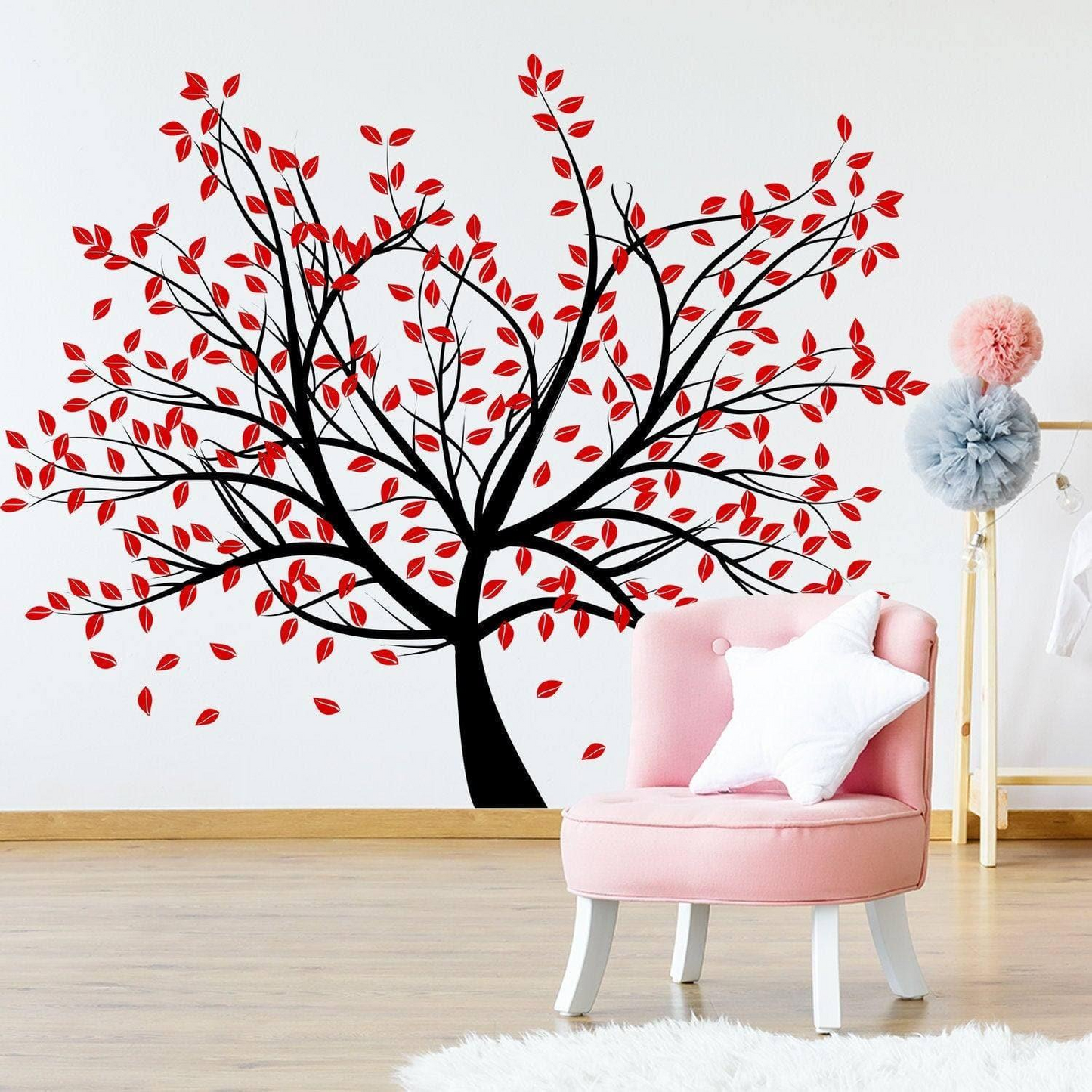 Nature's Serenity, Vinyl Wall Decal, Artistic Design, Easy to Install