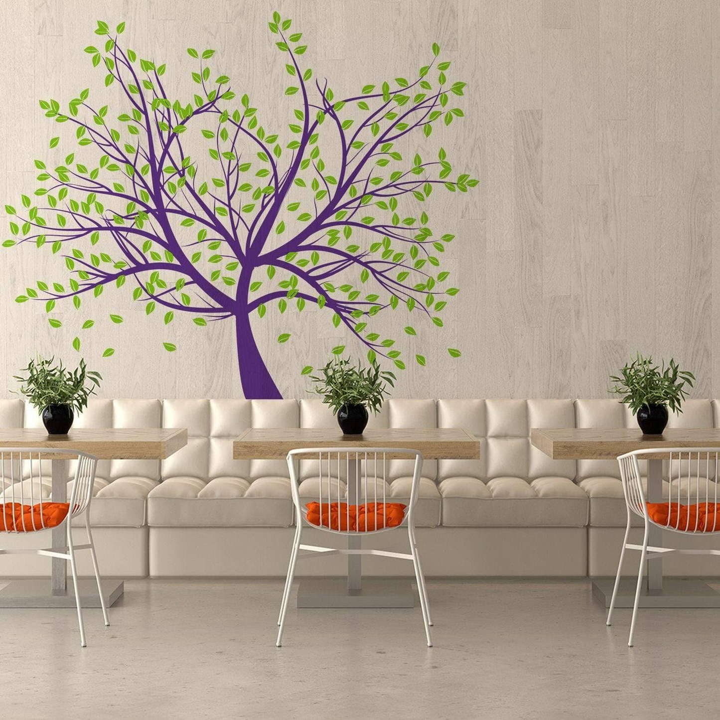 Nature's Serenity, Vinyl Wall Decal, Artistic Design, Easy to Install
