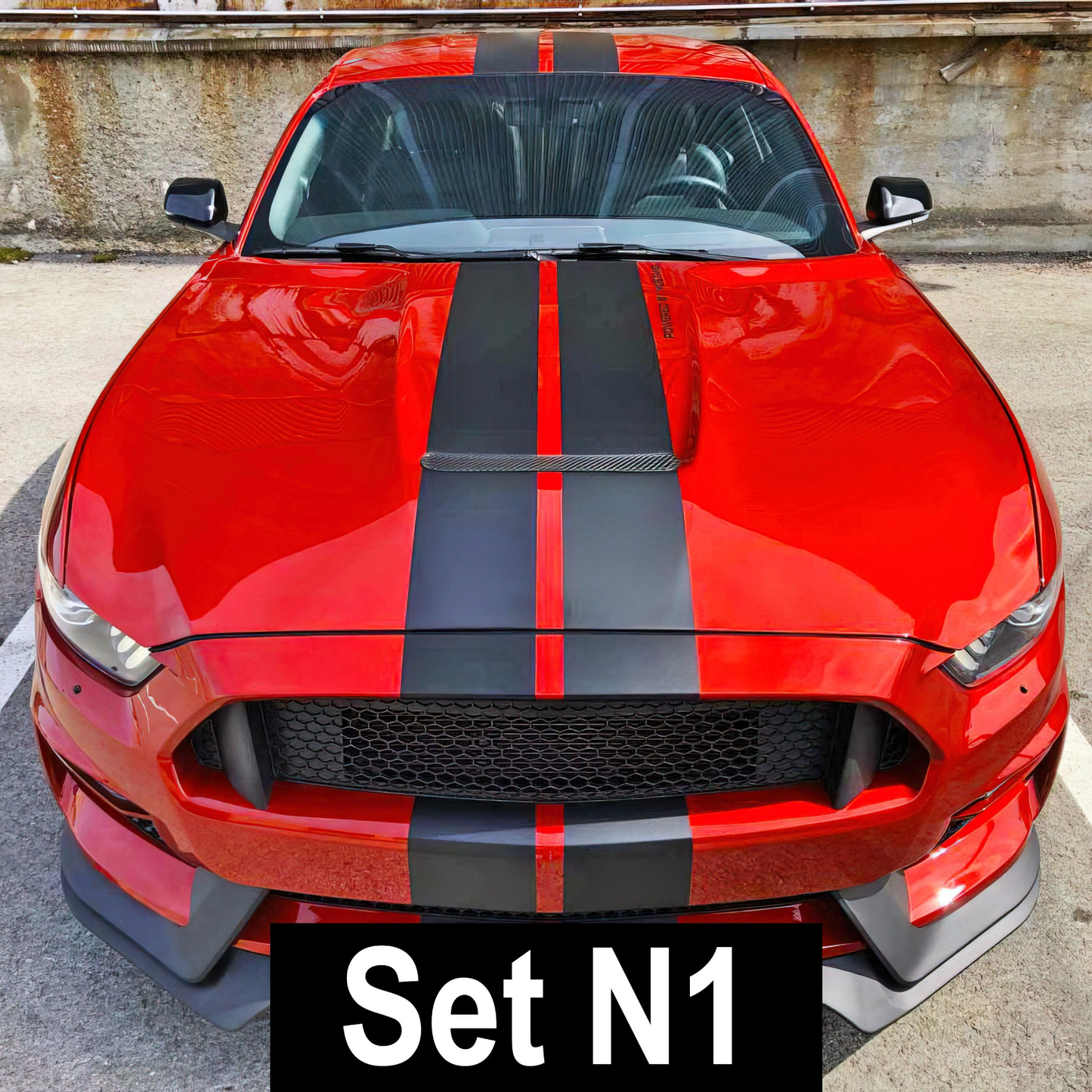 Racing Stripes Car Stickers - Auto Vinyl Decals RT - Full Vehicle Body Rally SRT GT Black Stripe Decal - Truck Sport Lines