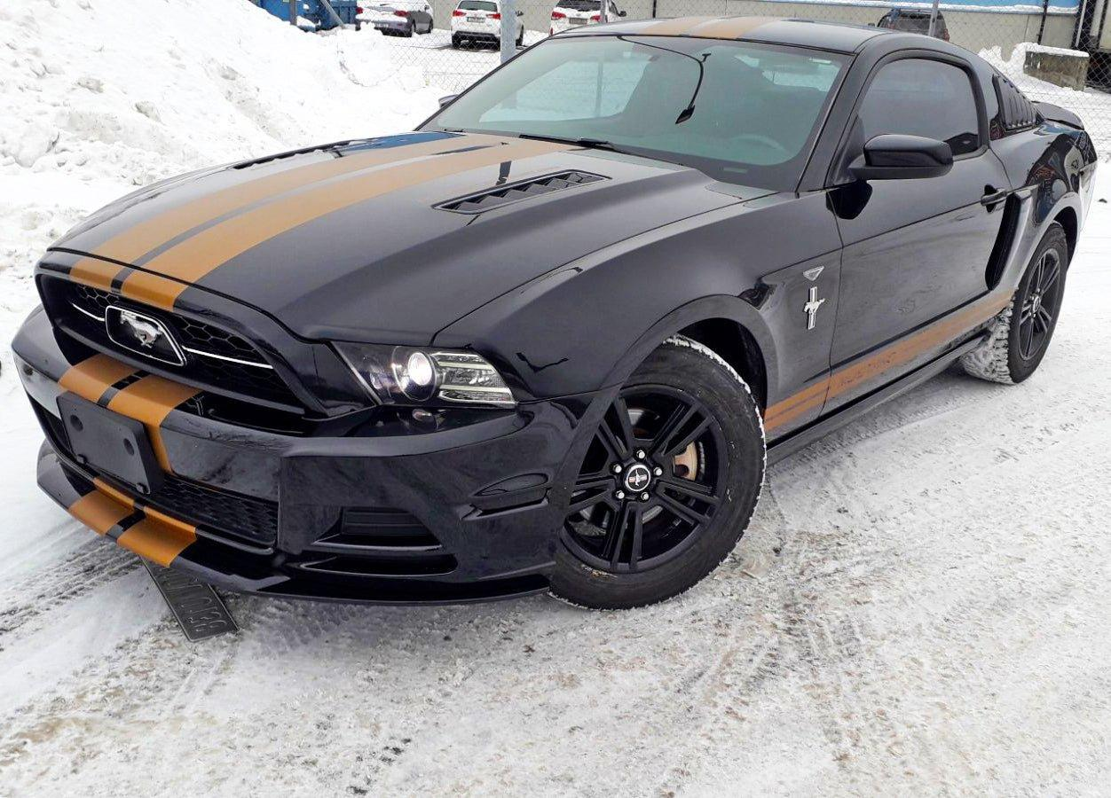 Racing Stripes Car Stickers - Auto Vinyl Decals RT - Full Vehicle Body Rally SRT GT Black Stripe Decal - Truck Sport Lines