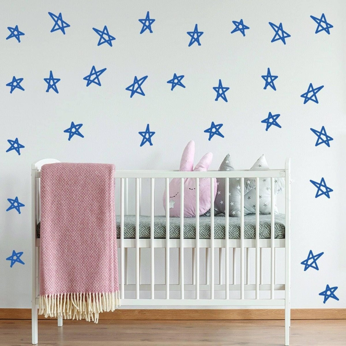 40x Star Stickers - Baby Shower Decor Set Vinyl Wall Twinkle Decal - Art Nursery Label, Star Decals, Star Decoration, Nursery Sticker