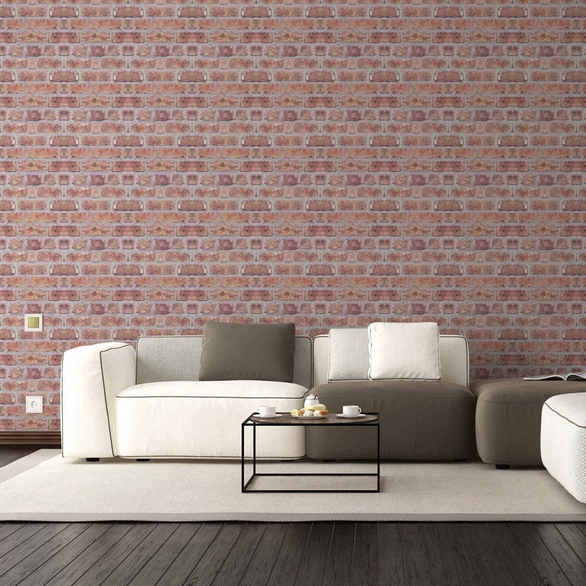 Brick Self Adhesive Wallpaper Peel Stick - 3d Effect Stone Wall Paper Stickers For Living Room - Bricks Wallpapers Sticky Vinyl Art Sticker