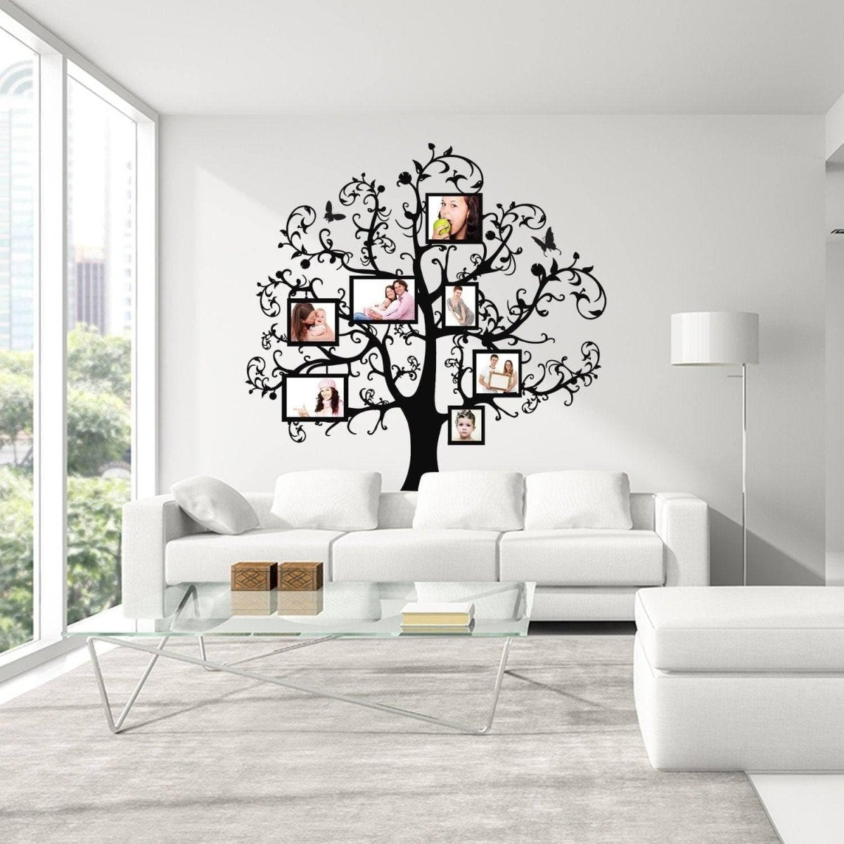 Chic Family Tree Wall Sticker Decal for Interior Decoration