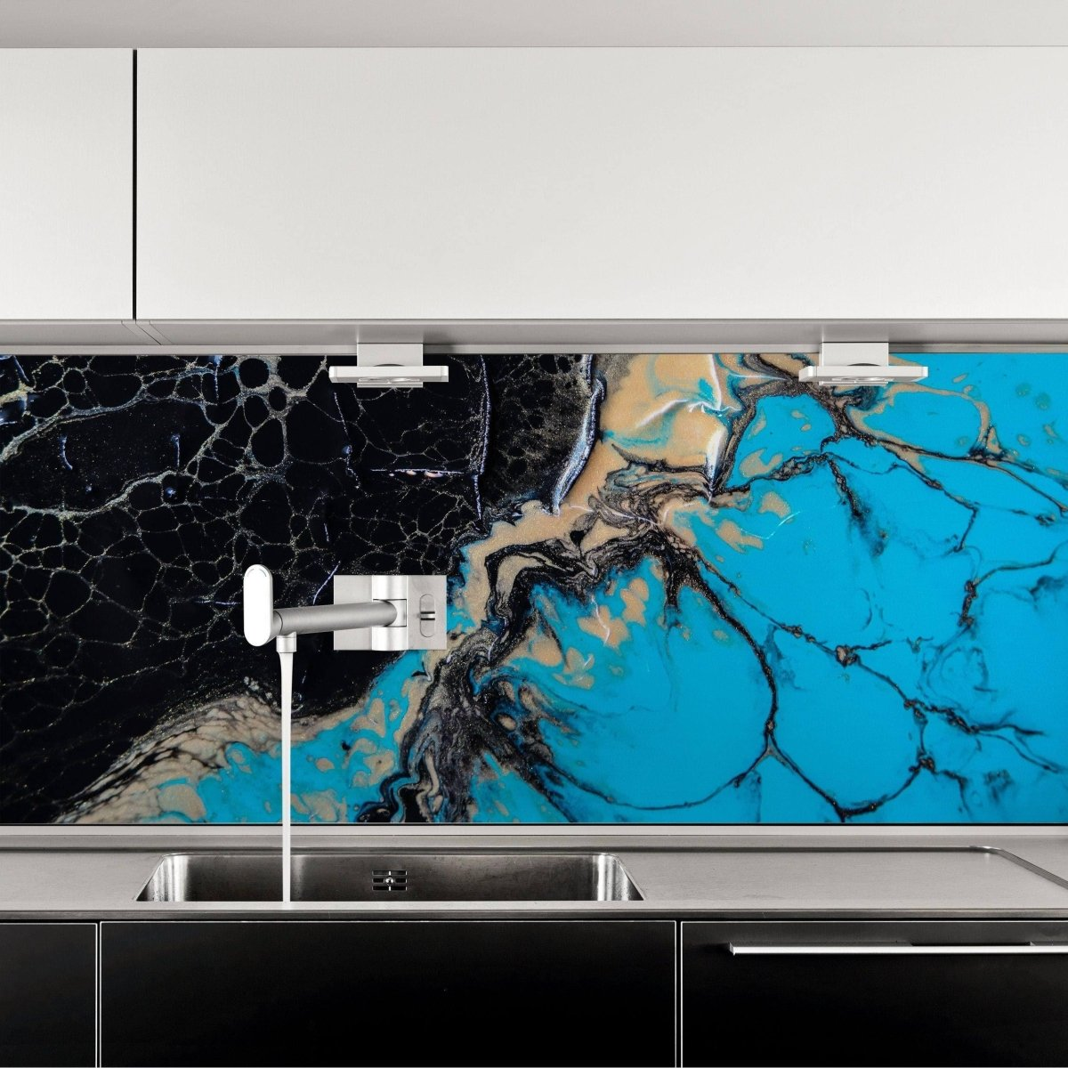 Marble Vinyl Wallpaper Sticker - Peel Stick Wall Paper Wrap Decal - Stone Effect Self Adhesive Sticky Roll For Covering Kitchen Stickers