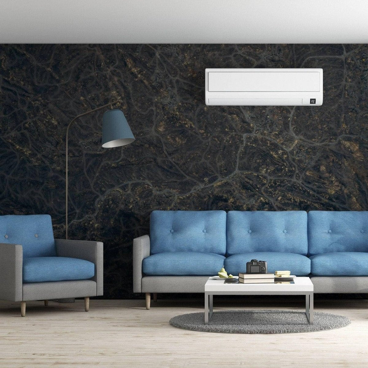 Marble Effect Wall Covering - Luxury Decorative Wall Surface Treatment