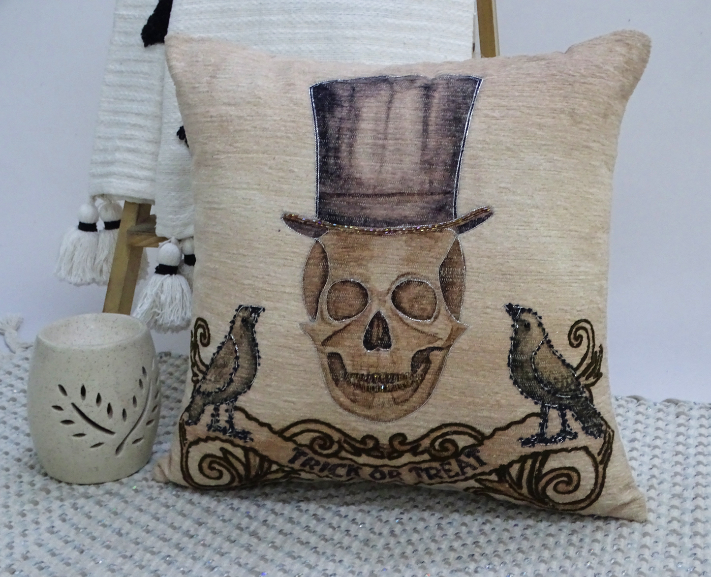 20" x 20" Halloween Throw Pillow