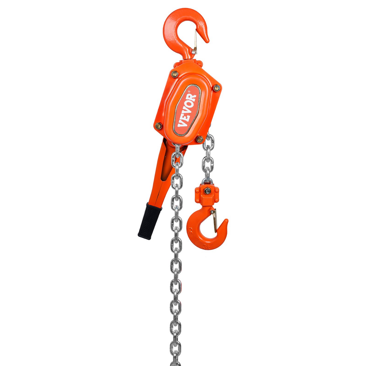 VEVOR Manual Lever Chain Hoist, 3 Ton 6600 lbs Capacity 10 FT Come Along, G80 Galvanized Carbon Steel with Weston Double-Pawl Brake, Auto Chain Leading & 360° Rotation Hook, for Garage Factory Dock
