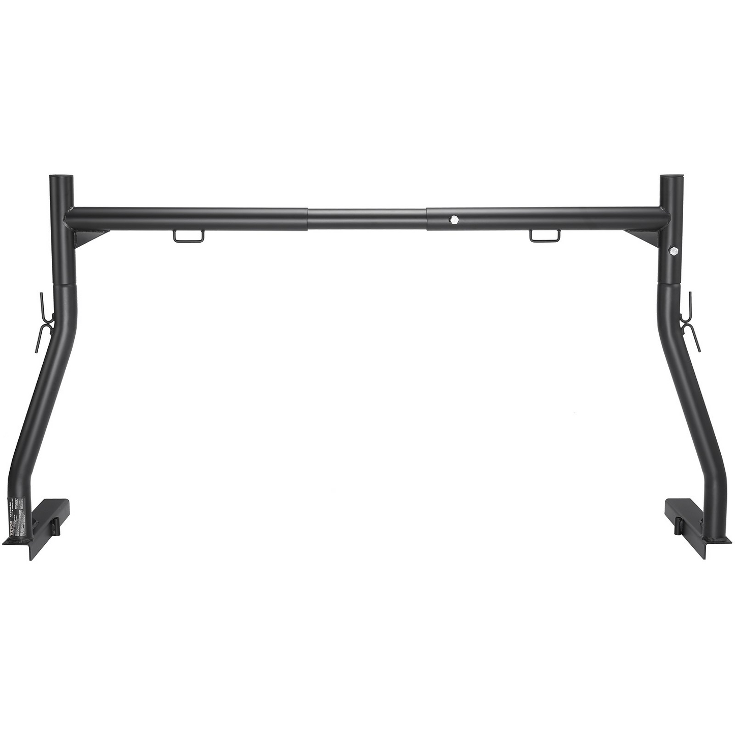VEVOR Truck Rack, 46-71inch Extendable Truck Ladder Rack, 800 lbs Capacity Steel Ladder Rack for Truck with Non-Drilling J-bolts, Heavy Duty Truck Bed Rack for Kayak, Surfboard, Lumber, Ladder