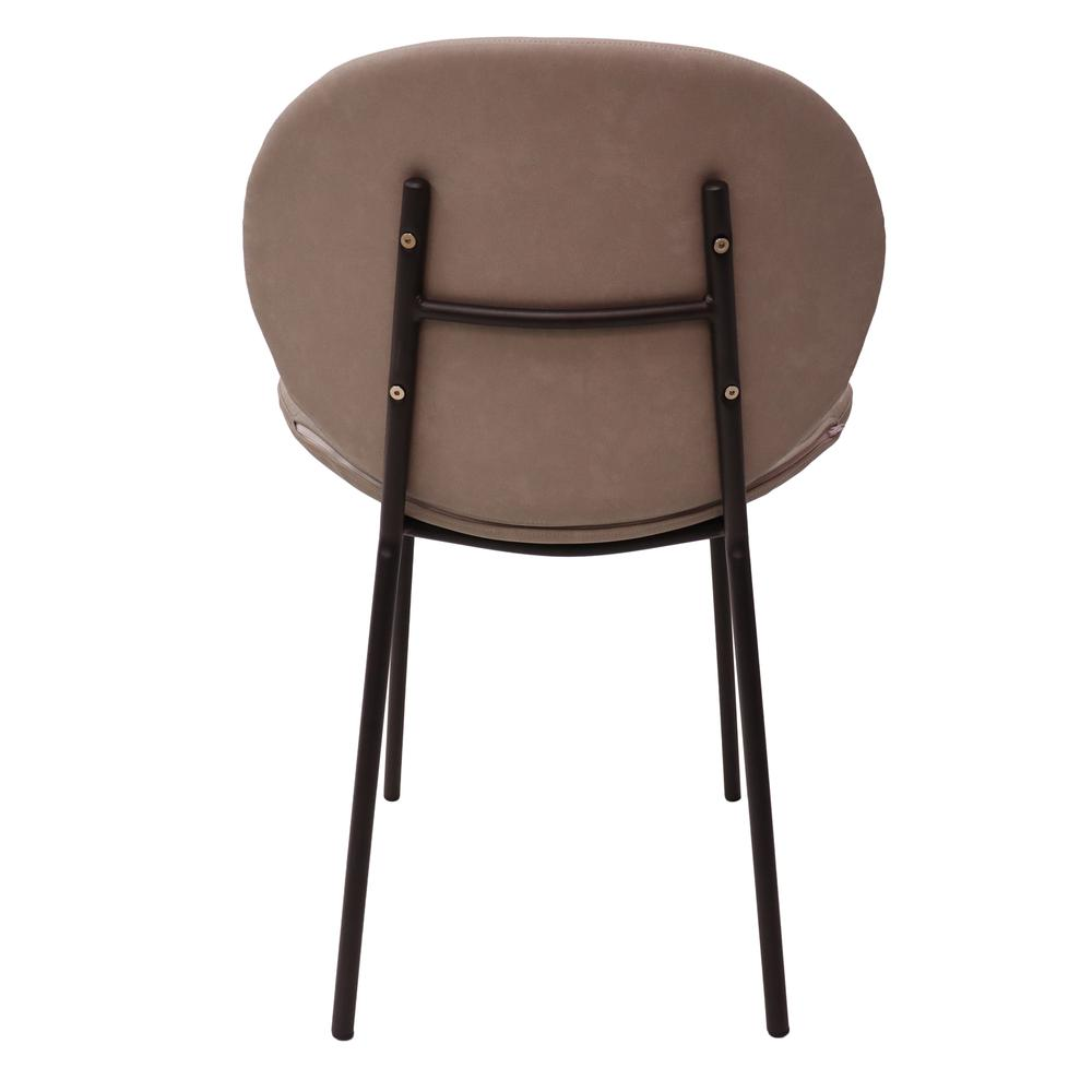 Dining Side Chair with Upholstered Faux Leather Seat