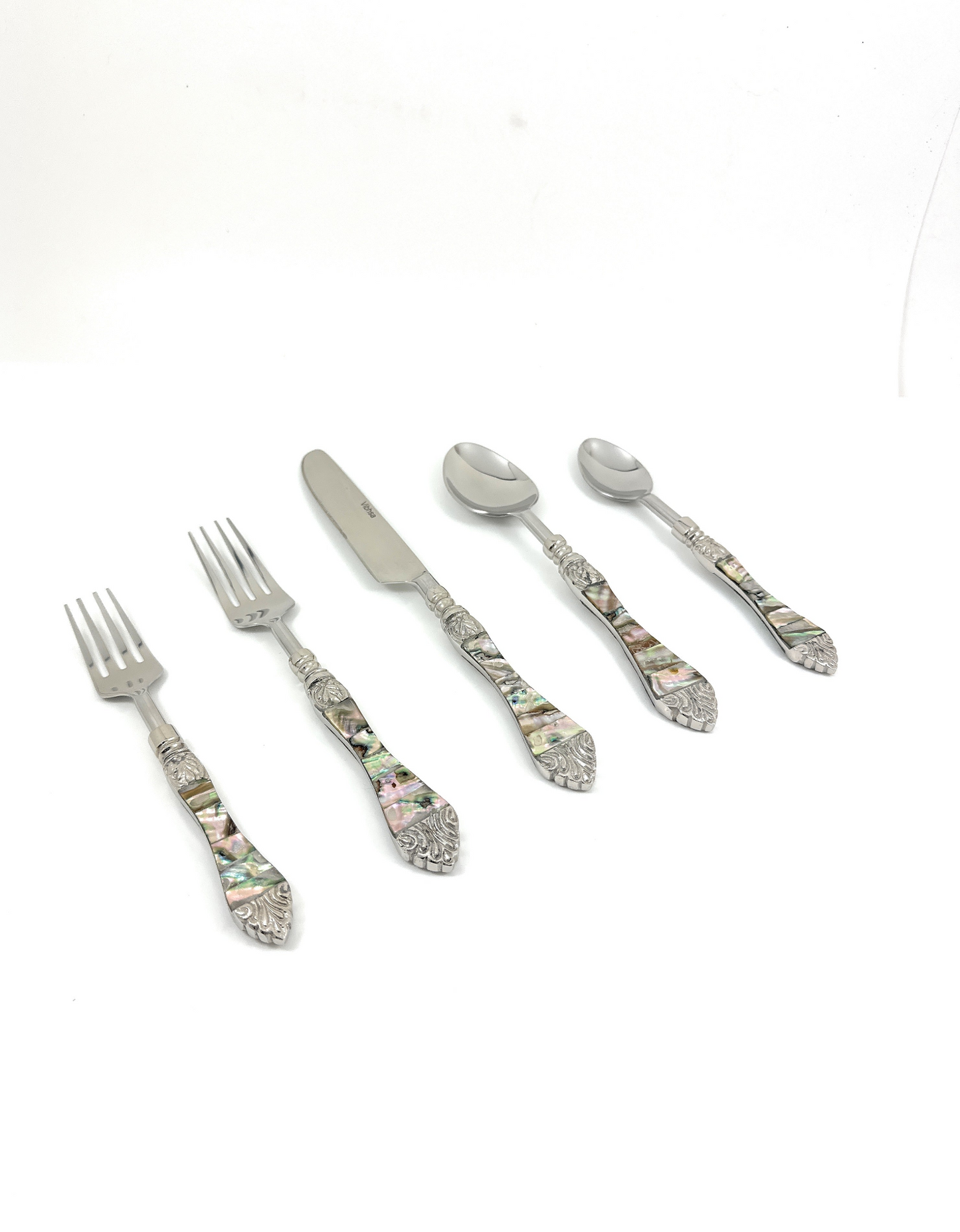 Stainless Steel Flatware set of 20 with Seap work Handle