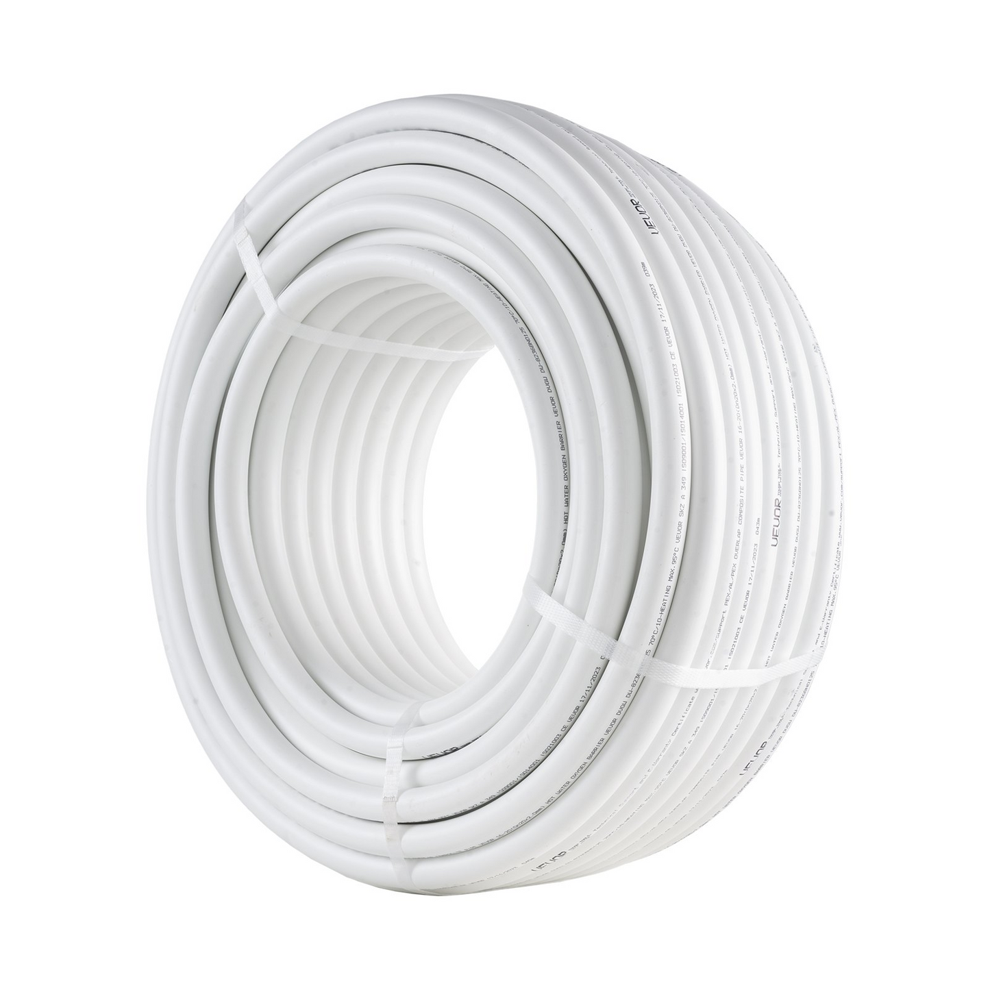 VEVOR PEX-AL-PEX Tube, 164 ft, 0.79'' Diameter Aluminum-Plastic Composite Pipe Oxygen Barrier Radiant Floor PEX Pipe, 0.08'' Thickness Radiant Heat Floor Plumbing Inner Aluminum Layer PEX Tubing Pipe