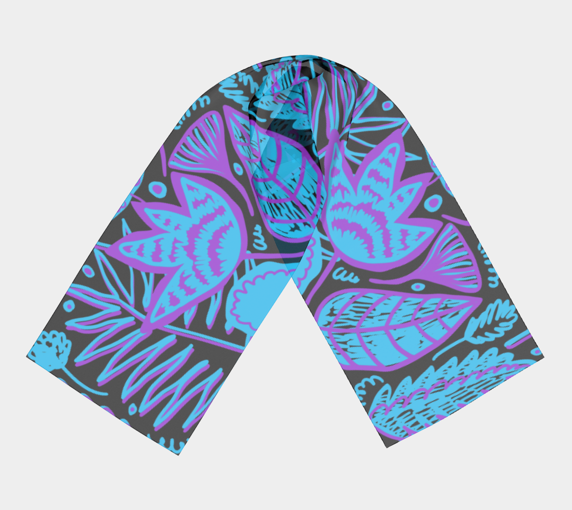 Winter Graffiti Scarf