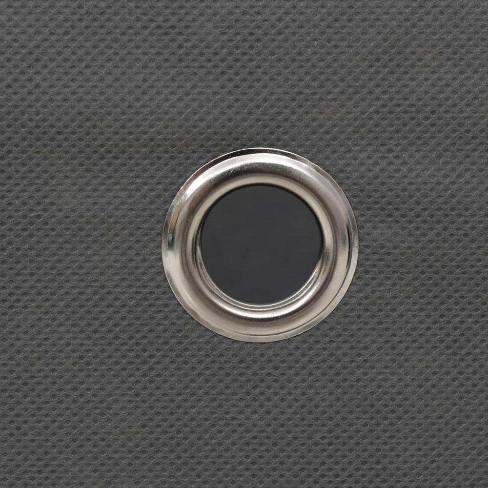 Storage Boxes 4 pcs Non-woven Fabric 12.6"x12.6"x12.6" Gray