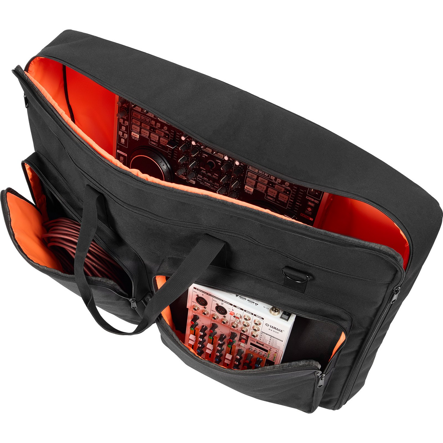 VEVOR Padded DJ Mixer Gig Bag, 1200D Oxford Fabric, DJ Gear Carry Bag with a Storage Pocket 4.92 ft Removable Shoulder Strap 0.39 in Padding, 32.6 x 8.6 x 20.4 in Storage Case Fits for DJ Controller