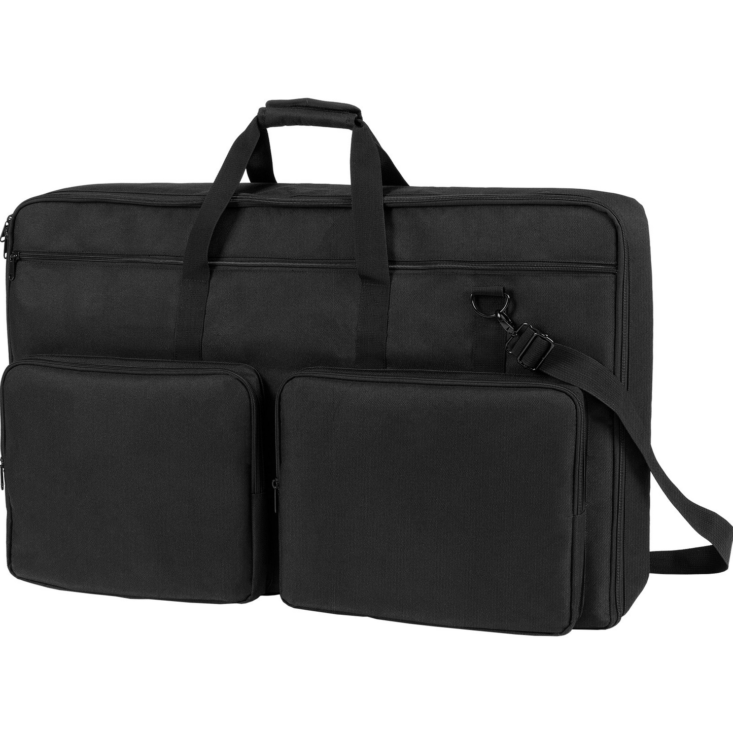 VEVOR Padded DJ Mixer Gig Bag, 1200D Oxford Fabric, DJ Gear Carry Bag with a Storage Pocket 4.92 ft Removable Shoulder Strap 0.39 in Padding, 32.6 x 8.6 x 20.4 in Storage Case Fits for DJ Controller