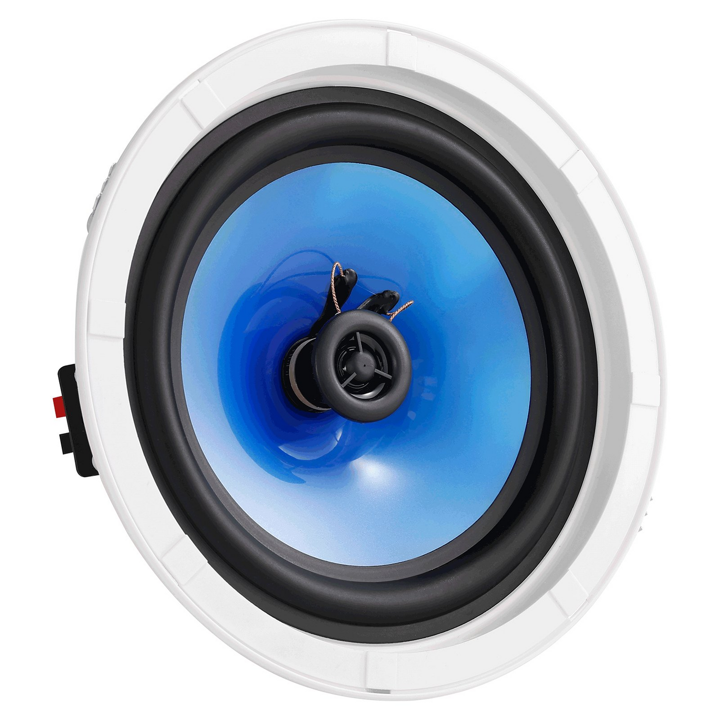 VEVOR 2 PCs 8 Inch in Ceiling Speakers, 50-Watts, Flush Mount Ceiling & in-Wall Speakers System with 8ΩImpedance 89dB Sensitivity, for Home Kitchen Living Room Bedroom or Covered Outdoor Porches