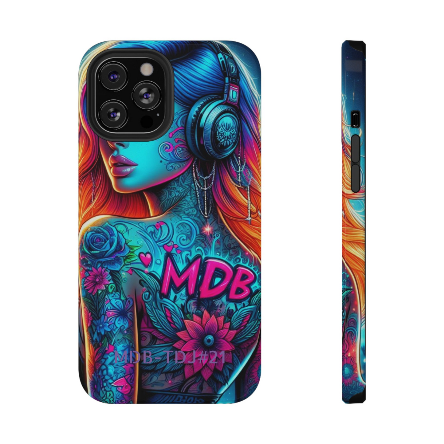 MDBTDJ#21 Impact-Resistant Phone Cases Fits most Tattooed DJ's Limited Edition