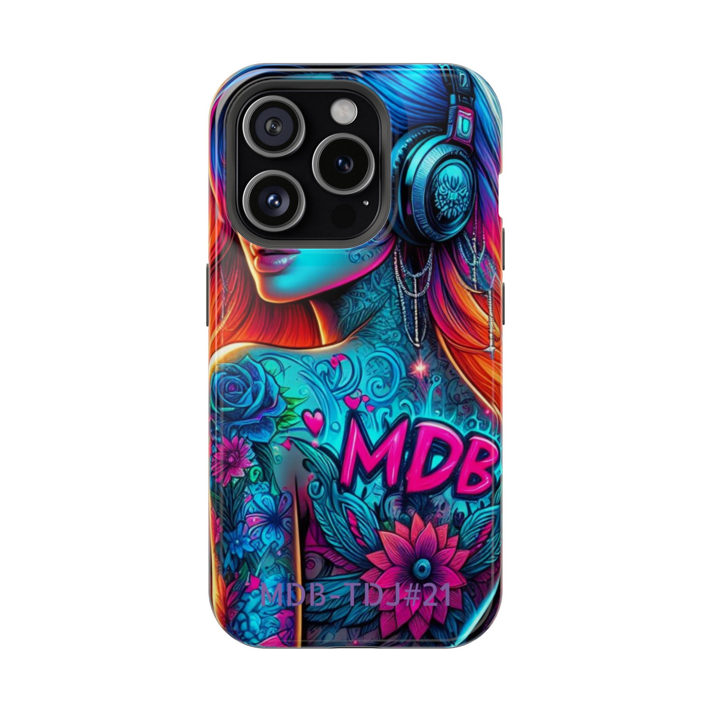 MDBTDJ#21 Impact-Resistant Phone Cases Fits most Tattooed DJ's Limited Edition