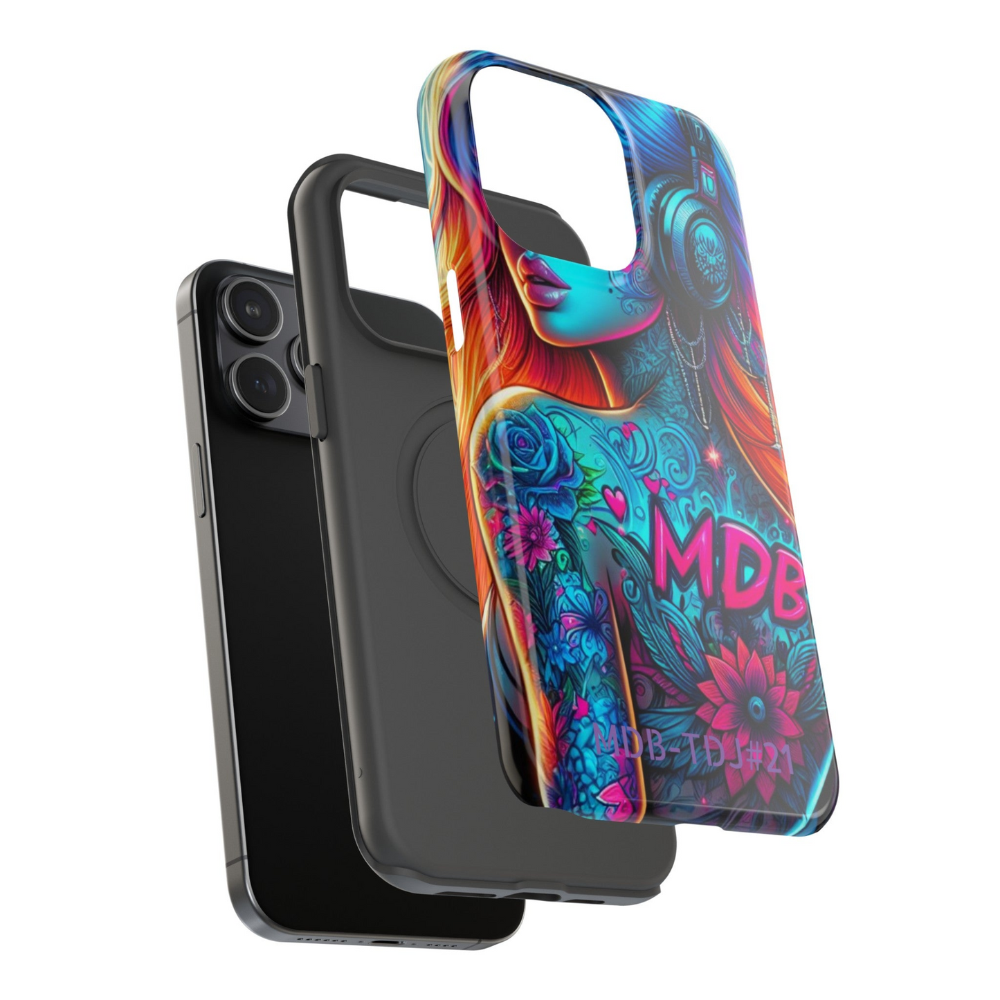 MDBTDJ#21 Impact-Resistant Phone Cases Fits most Tattooed DJ's Limited Edition