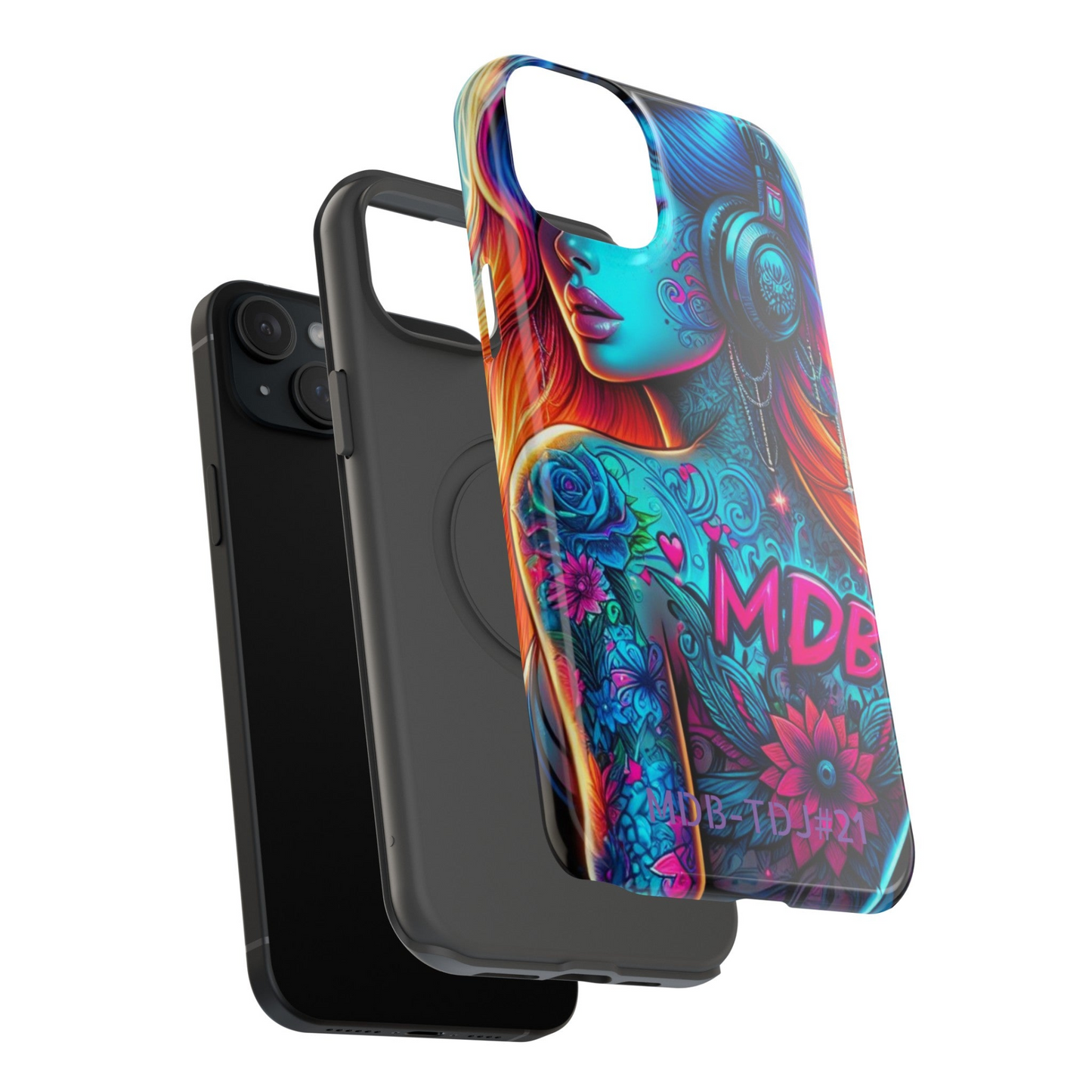 MDBTDJ#21 Impact-Resistant Phone Cases Fits most Tattooed DJ's Limited Edition