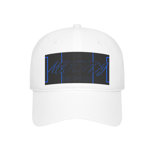 MDBTDJ#BBLUHOLOC White - Low Profile Baseball Cap