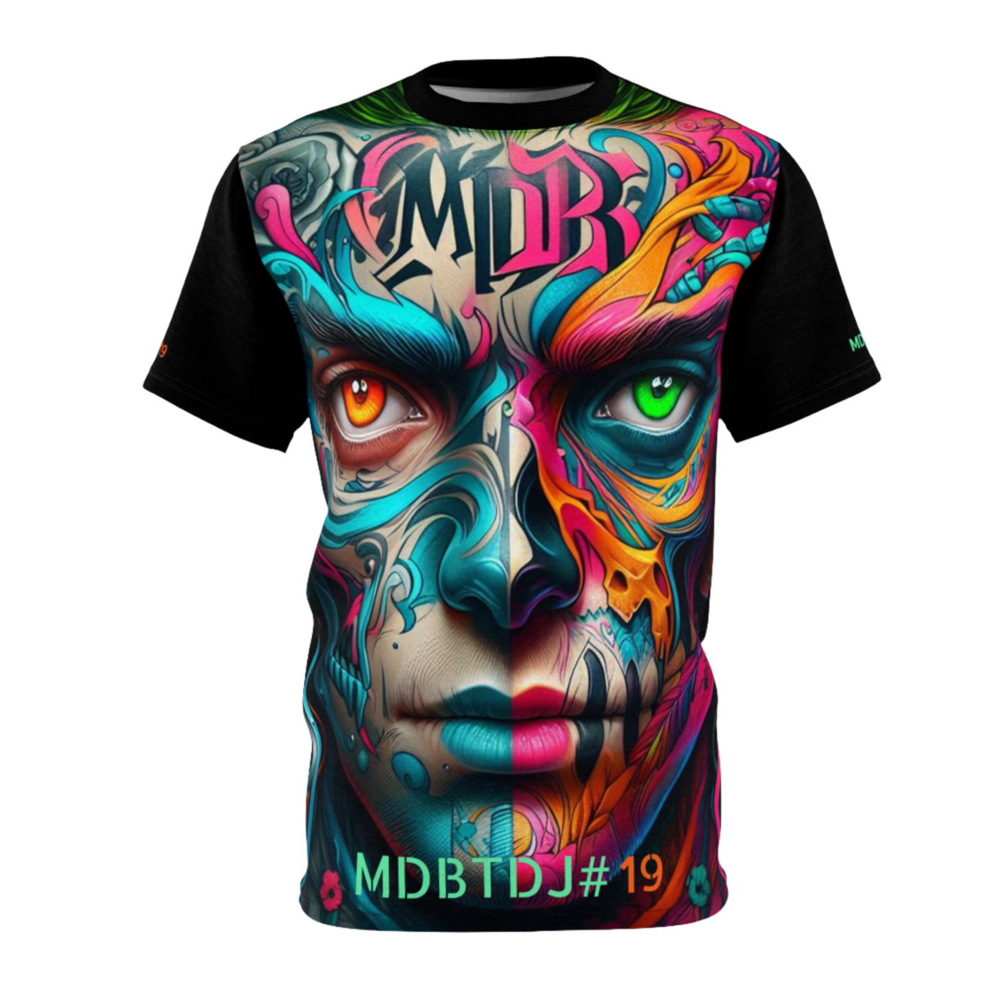 MDBTDJ#19-W Premium Art Tee Shirt - Tattooed Dj's Limited Edition - Unisex