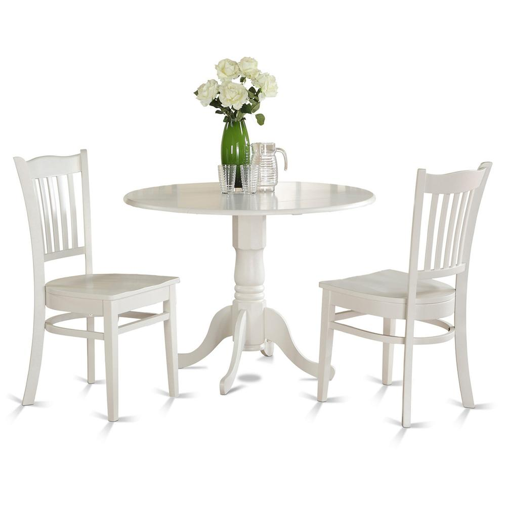 3 PC small Kitchen Table set-Kitchen Table and 2 Kitchen Chairs.