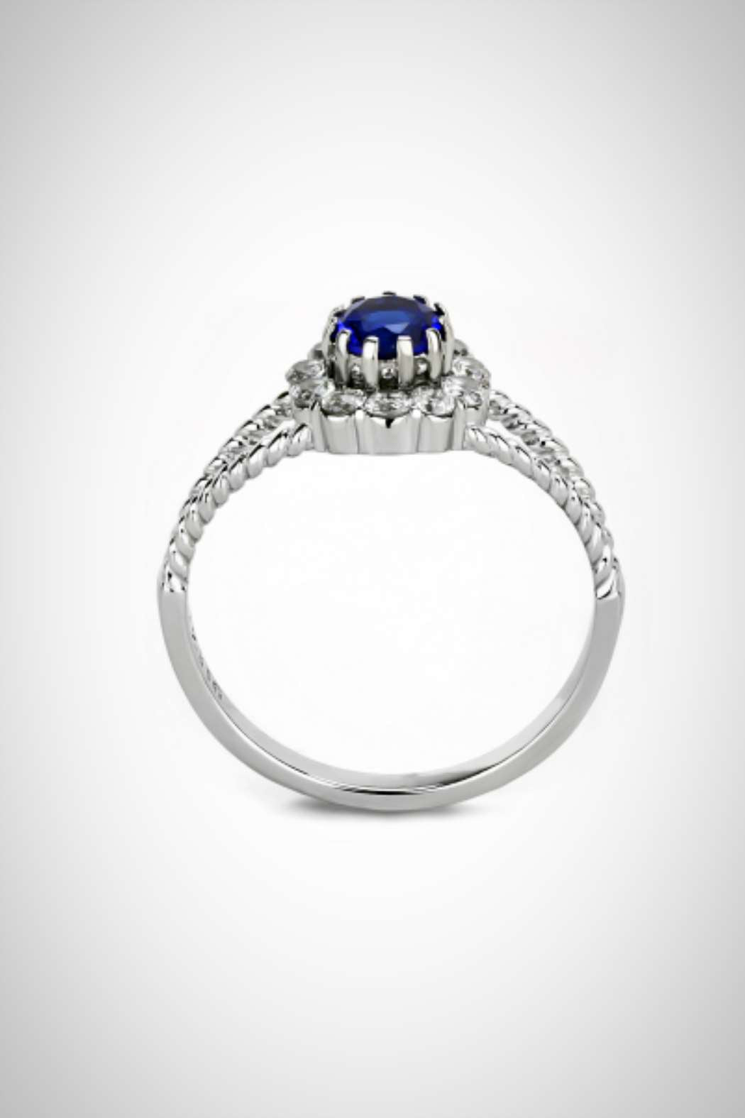 Sapphire Solitaire Ring