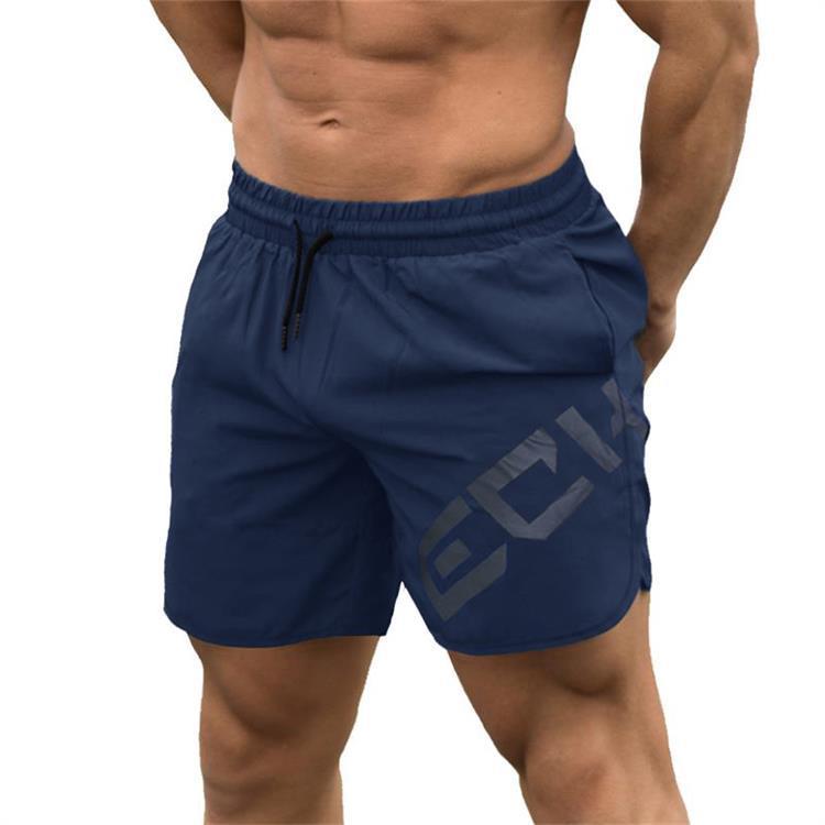 Elastic Thin Training Running Men's Casual Quick-drying Knee Length Summer Sports Shorts