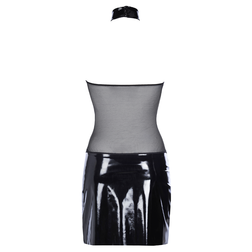 Sexy Black Latex Dress Axami Queen of the Night
