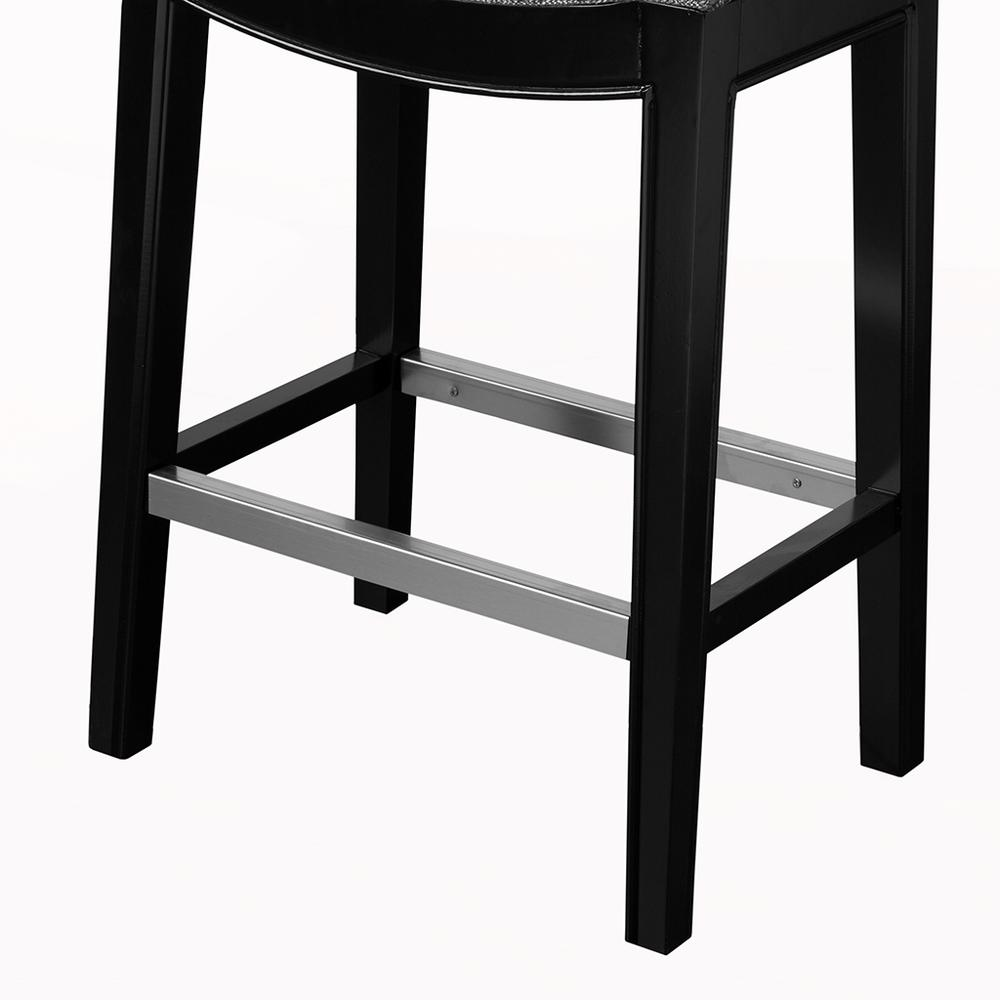 Belfast Saddle Counter Stool, Grey