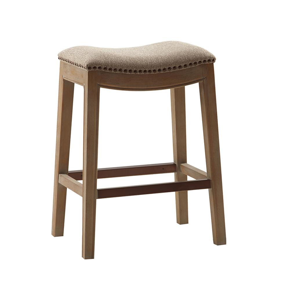 Belfast Saddle Counter Stool, Grey
