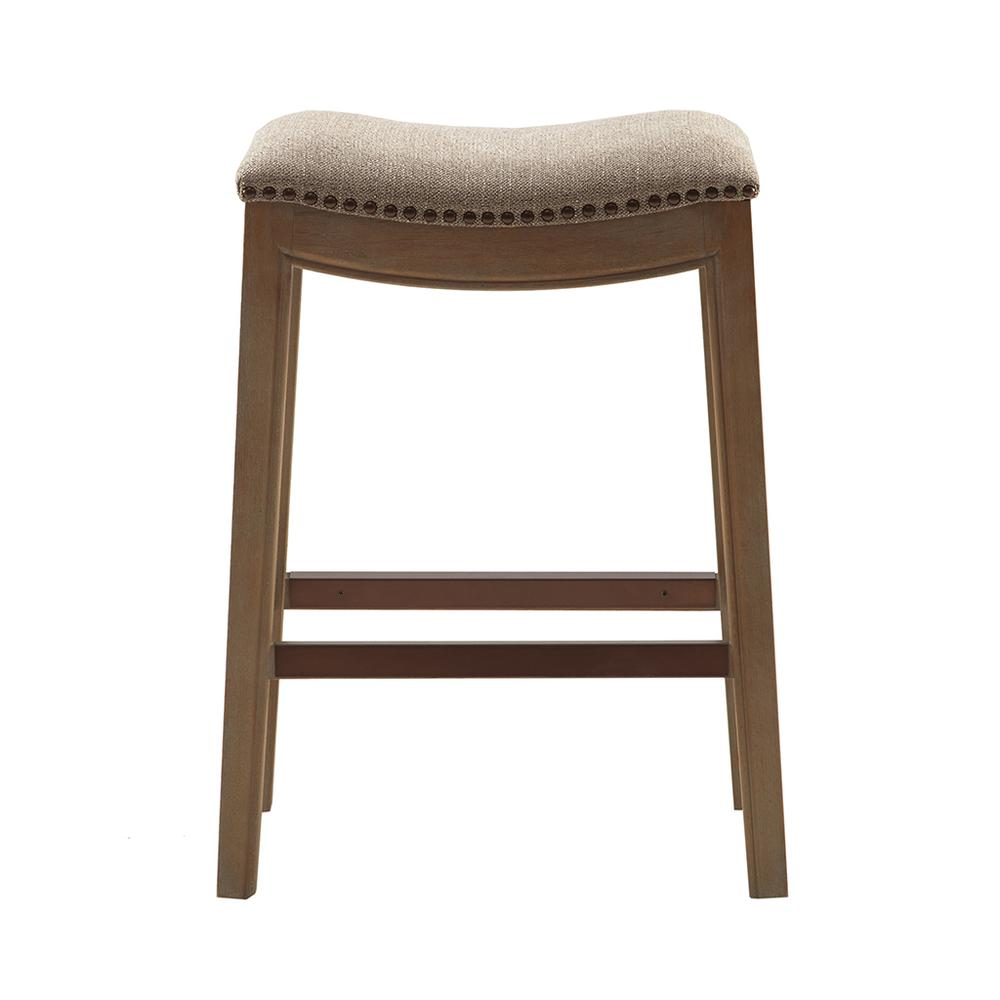 Belfast Saddle Counter Stool, Grey