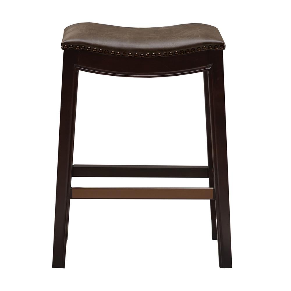 Belfast Saddle Counter Stool, Grey