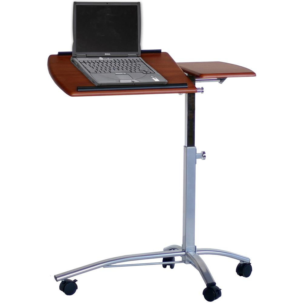 Mayline 950 Laptop Caddy - Rectangle Top - 15" Table Top Length x 29.50" Table Top Width - Assembly Required - Charcoal Black