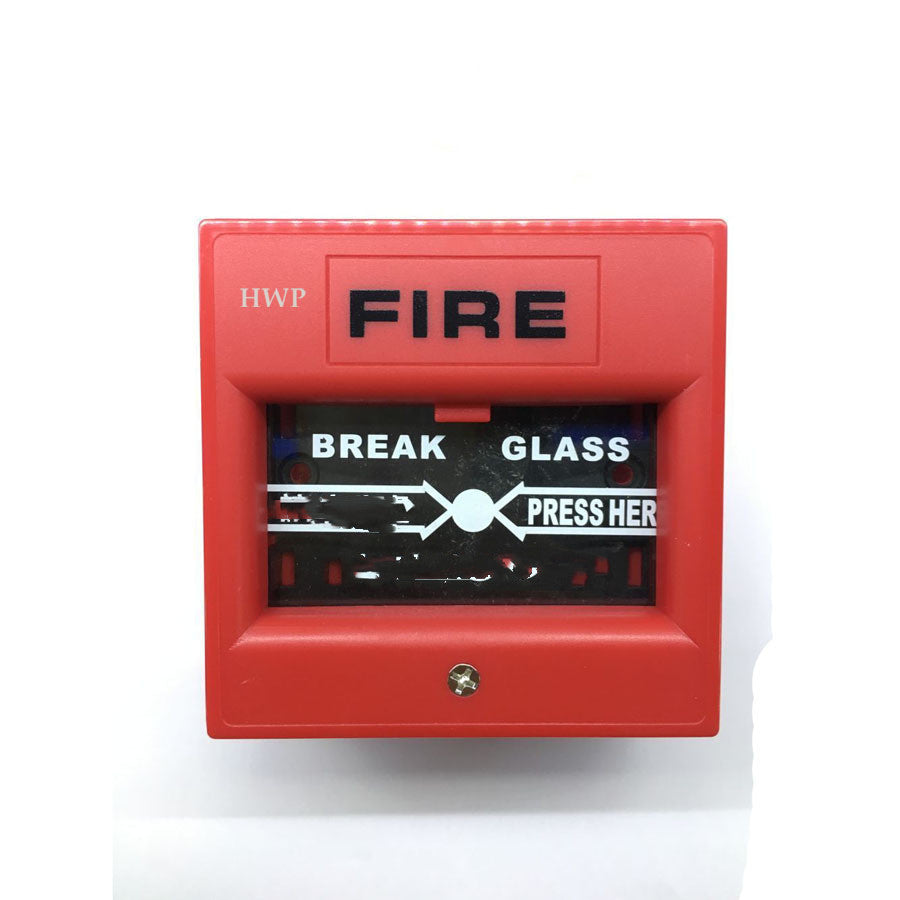 Wired Security Switch Break Glass For Fire Alarm Emergency Exit Release Button