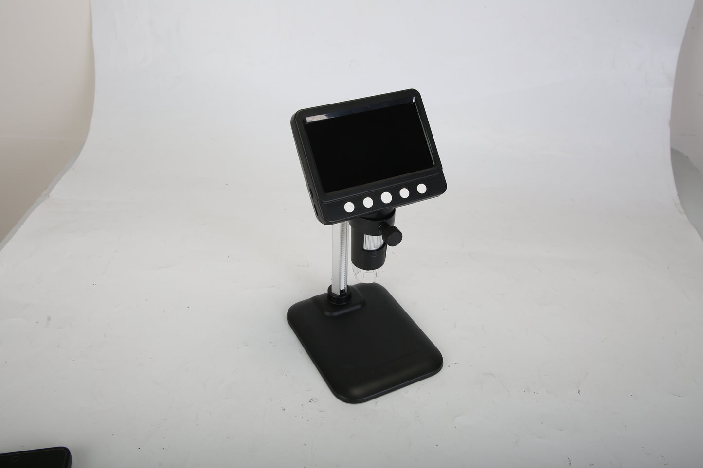 1Pc 4.3Inch LCD Digital Microscope 1,000X 1080P Photo Video Error Coin Magnifier With 8 Dimmable LED Lights PC Views Compatible With MacOS Windows Included 32GB Card