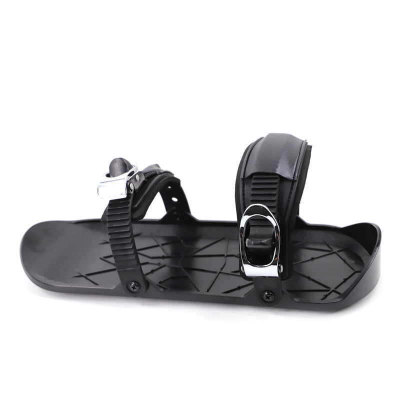 Winter Outdoor Single Sled Children Adult Free Size Mini Snowboard Shoes