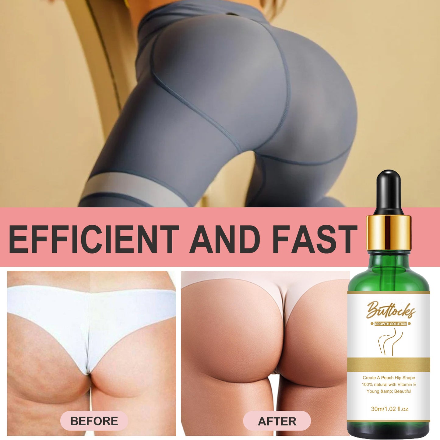 Lifting Buttocks To Eliminate Orange Peel And Firming Essential Oil