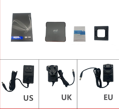 Mini Host GK3V-Pro Dual HDMI And VGA 3 Display Output The Mini Pc Is Pre-installed With Win11