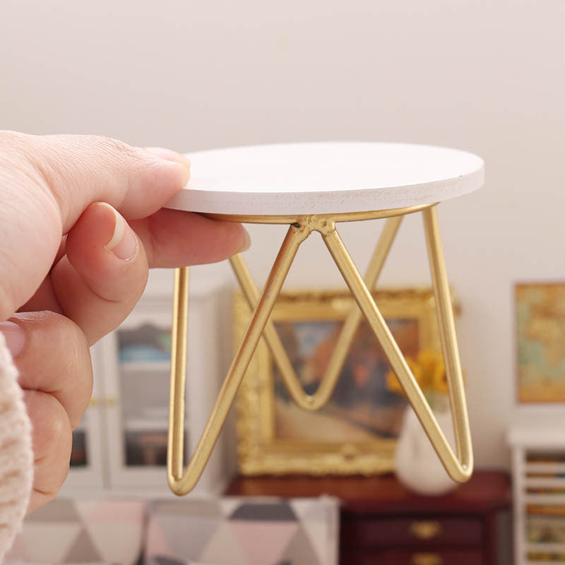 Miniature Food Play Table Coffee Table Mini Model Playing House Scene