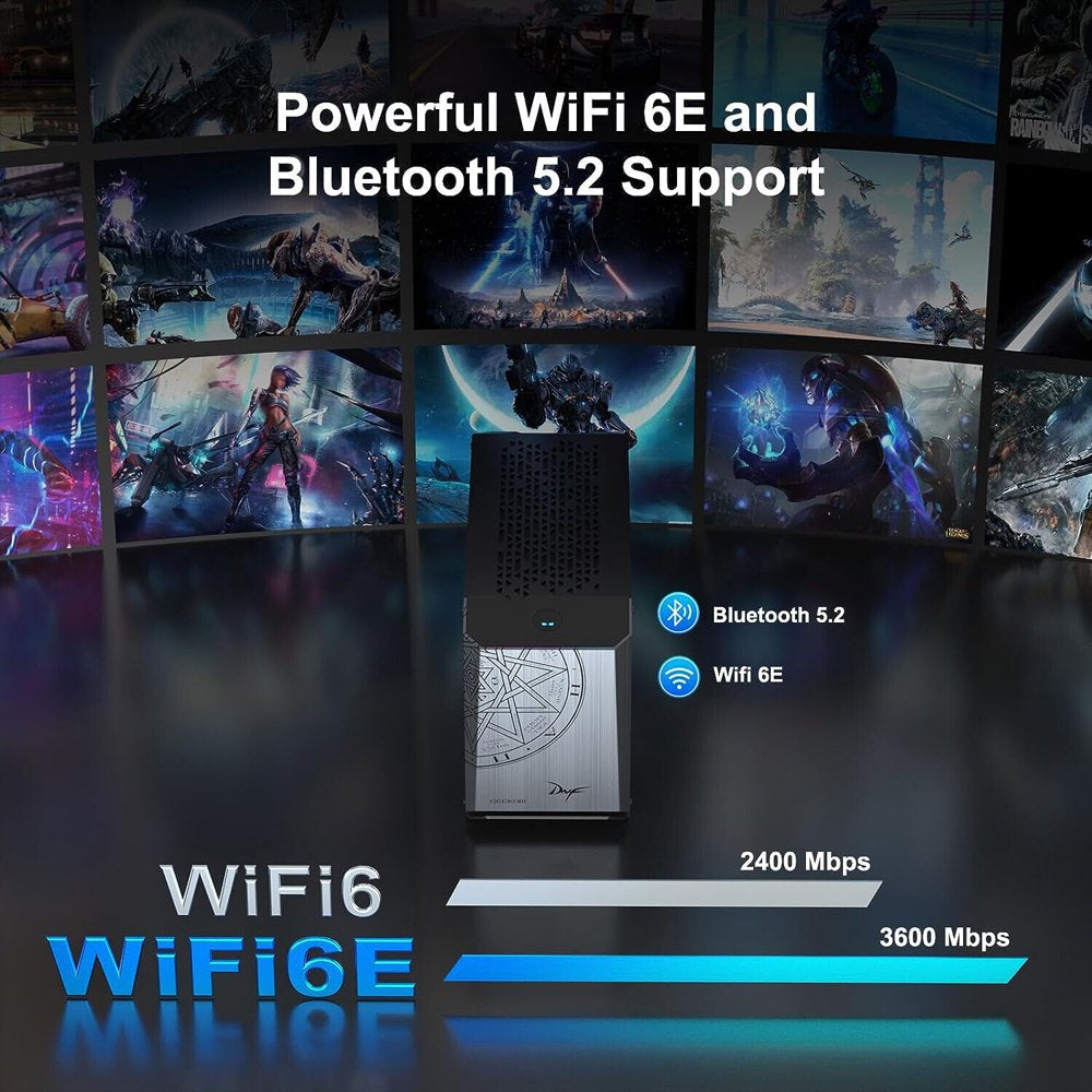Mini FUN11 Mini PC Gaming, 11Th Intel Core I9-11900Kb Mini Tower Computer, 32GB DDR4 RAM/1TB Pcie Gen4 SSD Mini Desktop Computers