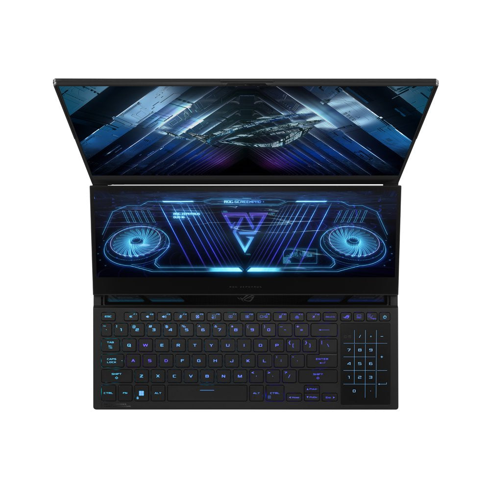 ROG Zephyrus Duo Gaming Laptop, 16” QHD, NVIDIA RTX 4080, AMD Ryzen 9 7945HX, 32GB DDR5, 1TB SSD, Win 11 Pro, GX650PZ-XS96