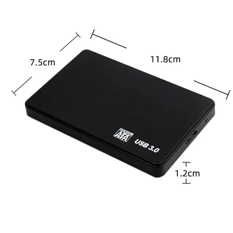 USB 3.0 to 2.5 Inch Hard Drive Case SATA HDD SSD Enclosure 5Gbps External Hard Drive Disk Box for PC Laptop Smartphone PC Laptop