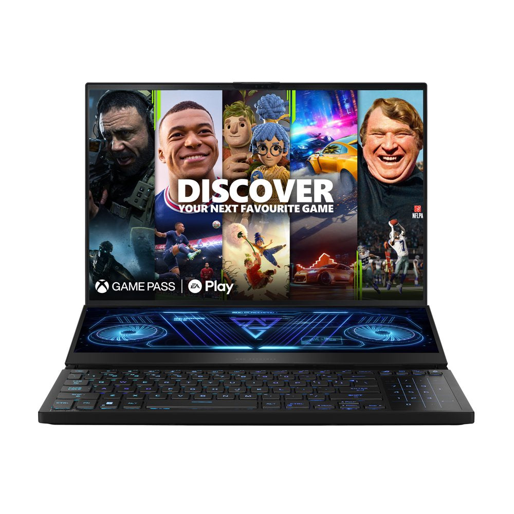 ROG Zephyrus Duo Gaming Laptop, 16” QHD, NVIDIA RTX 4080, AMD Ryzen 9 7945HX, 32GB DDR5, 1TB SSD, Win 11 Pro, GX650PZ-XS96