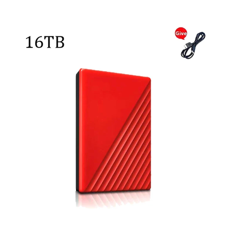 New Portable SSD 500GB 2TB 4TB 16TB External Hard Drive Type-C USB 3.0 High Speed External Hard Disks for Laptops