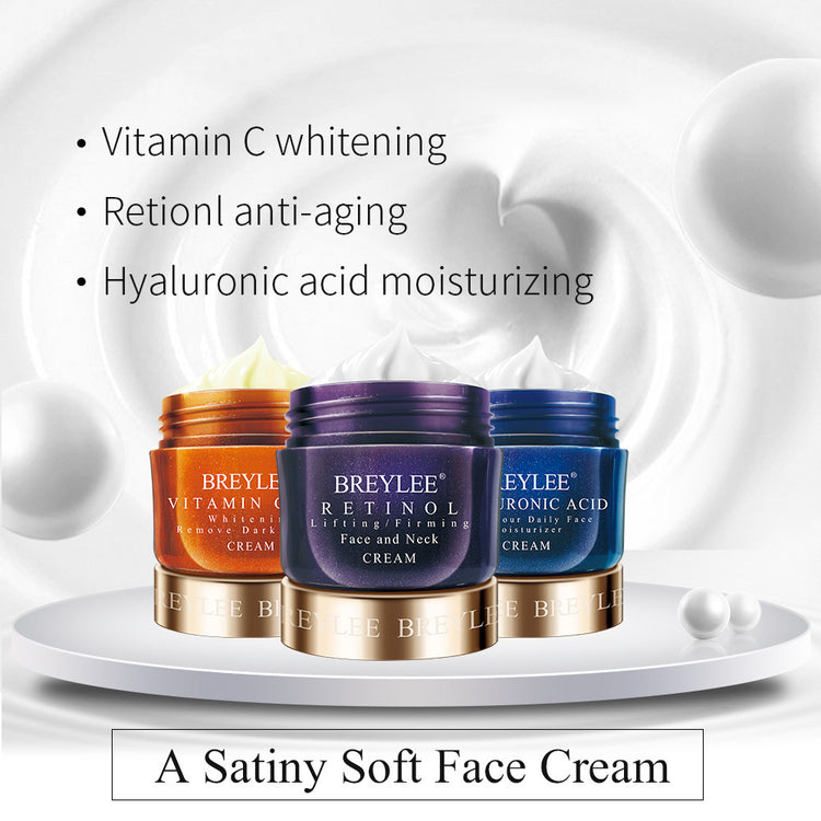 a group of containers of cream on a plate
