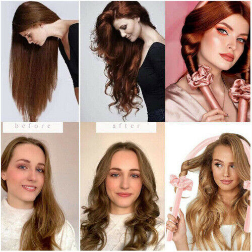 a collage of a woman with different hair styles